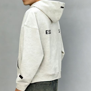 Felpa con Cappuccio ESSEN TIALS Unisex, Stile Pullover con Logo Ricamato e Motivo Stampato, T-Shirt con Logo - Product Image 6