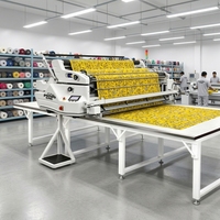 Machine à plisser le tissu automatique pour vêtements, plissage lisse et relaxant, pour tissus doux