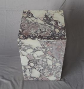 SH STONE Mármol nórdico Calcuta Zócalo Joyería Calacatta Viola Mármol Cubos Piedra Calacatta Viola Mármol Mesa auxiliar <span class=keywords><strong>Plin</strong></span> - Product Image 5