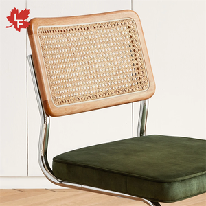 Chaise de salle à manger en rotin Cane Cesca de <span class=keywords><strong>Marcel</strong></span> Breuer, style nordique moderne du milieu du siècle, matériau respirant, bois de hêtre, pour hôtel, chambre et salon - Product Image 5