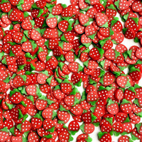 Rodajas de arcilla polimérica de 5 mm con mezcla de frutas de limón, suaves, para decoración de uñas, relleno de resina epoxi, manualidades DIY, venta al por mayor, envasado en bolsa