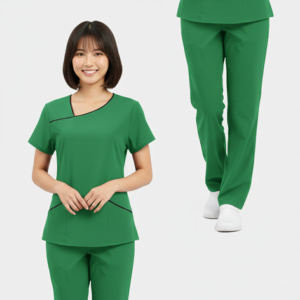 Ensemble d'uniformes médicaux fabriqués au Vietnam pour les infirmières, tissu confortable et durable, design respirant, idéal pour une utilisation à l'hôpital - Product Image 3