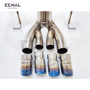 Tuyau d'échappement en acier inoxydable Ecnal pour <span class=keywords><strong>Lamborghini</strong></span> LP700 - Tôle d'acier de 1,5 mm, finition lisse - Product Image 6