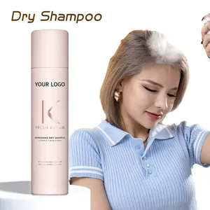 Private Label Logo Natur Bio Haar puder Reiniger Großhandel Reise Trocken shampoo Spray für fettiges Haar