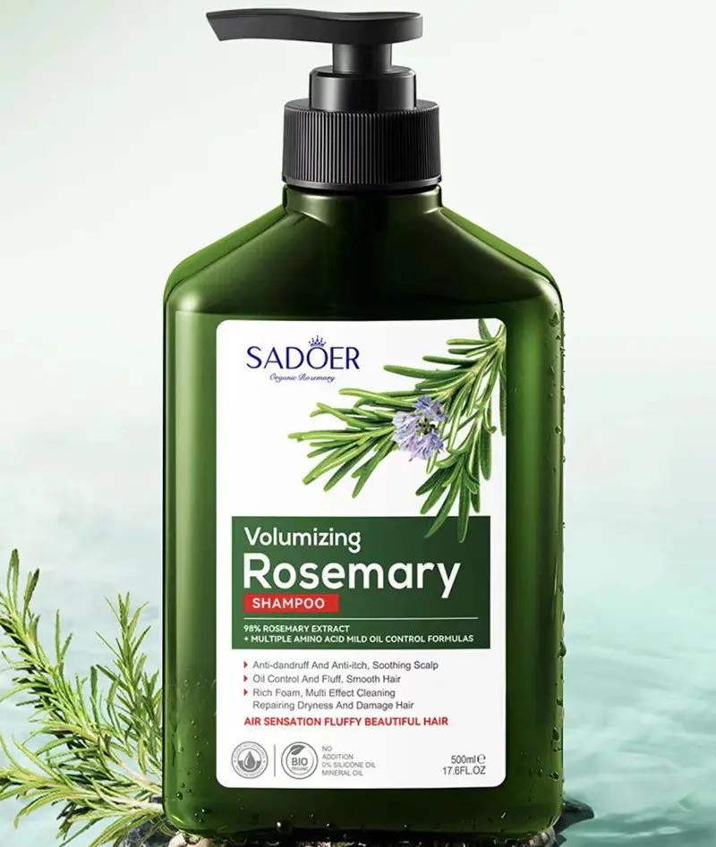 Rosemary-Mintenaft Haarsterkungs-Shampoo tiefenreinigende nahrungsvolle Pflege Haarwachstums-Shampoo