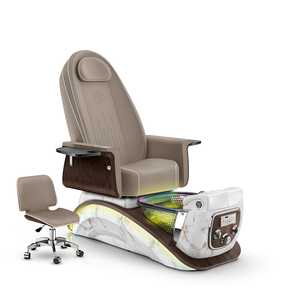 เก้าอี้ทำเล็บเท้าแบบออสเตรเลียสีดำหรูหราสปาเท้าเก้าอี้ทำเล็บเท้าแบบไม่ต้องต่อท่อ - Product Image 5