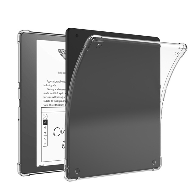Anti Shockproof TPU Protective Case for Kindle Scribe 10.2 Slim Fit Transparent Back Cover Cases for Kindle Fire Max 11