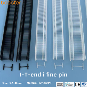 Fine Elastic Nylon Tag Pins Custom Garment Tag 3.5MM-10MM Degradable Plastic Standard Tag Pin with Hanging Tags - Product Image 3