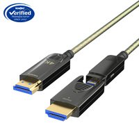 Fibre optique active de haute qualité 4K60Hz pour câble HDMI 2.0 Micro AOC 20m 30m 40m 50m câble optique HDMI2.0 pour moniteur