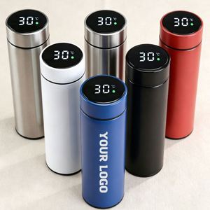 Custom Logo Printing Stainless Steel 304 Smart Mug Promotional With Temperature Display Led Coffee for Business Gift Cup - Product Image 1