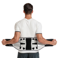 Ceinture de soutien orthopédique pour le dos et les douleurs lombaires, coussinets de soutien de la colonne vertébrale pour hernie discale, soulagement de la sciatique, conception durable en nylon enveloppante