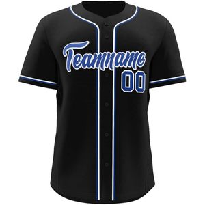 Camisetas de béisbol personalizadas con botones para hombres, mujeres, jóvenes, personalizadas con nombre bordado y número, conjuntos transpirables - Product Image 1