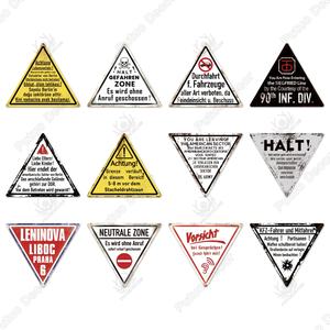 Putuo – signe mural suspendu en étain, Plaque en métal, Triangle de l'<span class=keywords><strong>histoire</strong></span> de la guerre, décoration de Garage pour la maison - Product Image 5