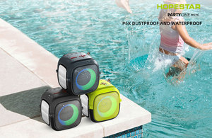 Hopestar-partyone mini xách tay không dây cho <span class=keywords><strong>Bluetooth</strong></span> Loa RGB LED chiếu sáng sáng tạo USB thẻ không thấm nước tính năng pin - Product Image 3