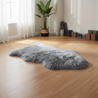 Tapis de prière et de yoga robuste en peau de mouton Okayda, antidérapant, taille et couleur personnalisables