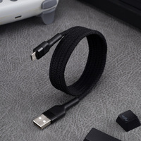 Cable de Carga Rápida USB a USB C de 20 W, Cable de Datos Tipo C con Trenzado de Nailon, Cable de Carga Duradero para Teléfono Móvil y Tableta, OEM ODM