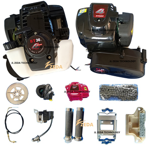 <span class=keywords><strong>4T</strong></span> <span class=keywords><strong>49cc</strong></span> DIY Bike Engine Set Cadena Piezas de bicicleta motorizadas - Product Image 6