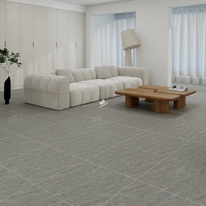 Inicio Sala de estar Antideslizante 24x24 60x60 600x600 Azulejo de piso de porcelana gris rústico Promoción <span class=keywords><strong>para</strong></span> cocina Baño Piso de baño - Product Image 6