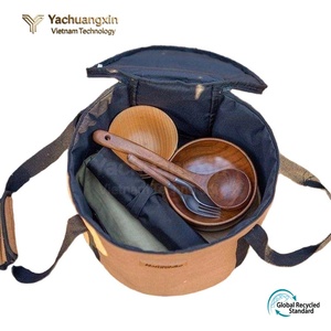Outdoor <b>camping</b> picnic bag, circular <b>storage</b> <b>box</b>, <b>storage</b> bag, multifunctional handheld miscellaneous bag - Product Image 5