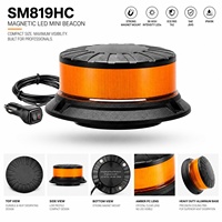Feux de signalisation LED mini ultra-minces de 2,2 pouces (55 mm) approuvés Emark ECE R65 R10 UKCA avec aimant puissant, multivolts 12-24V