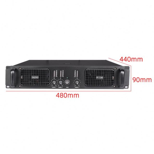 Factory Sale High Quality Class H 3 Channels Professional Audio Power Amplifier 800W 800W 1200W for Speaker System and Subwoofer