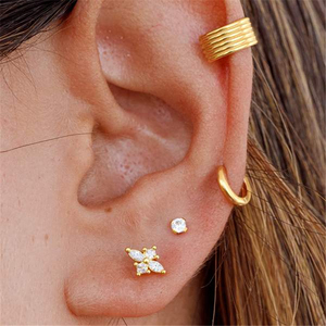 ROXI Joyería de Moda con Diseño Floral, Pendientes de Plata de Ley S925 - Product Image 3