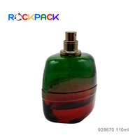 Envases Cosméticos: Botellas de Perfume Personalizadas de 110 ml, Forma Plana, Color Degradado, con Atomizador