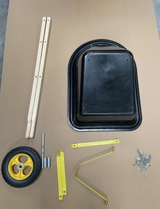 Poignée en <span class=keywords><strong>bois</strong></span> enfants <span class=keywords><strong>brouette</strong></span> jouets <span class=keywords><strong>brouette</strong></span> pour outils de jardin WB0201 - Product Image 2