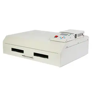 SMT Puhui T962C Desktop Reflow Oven Infrared Ic Heater with 400*600 mm solder Area