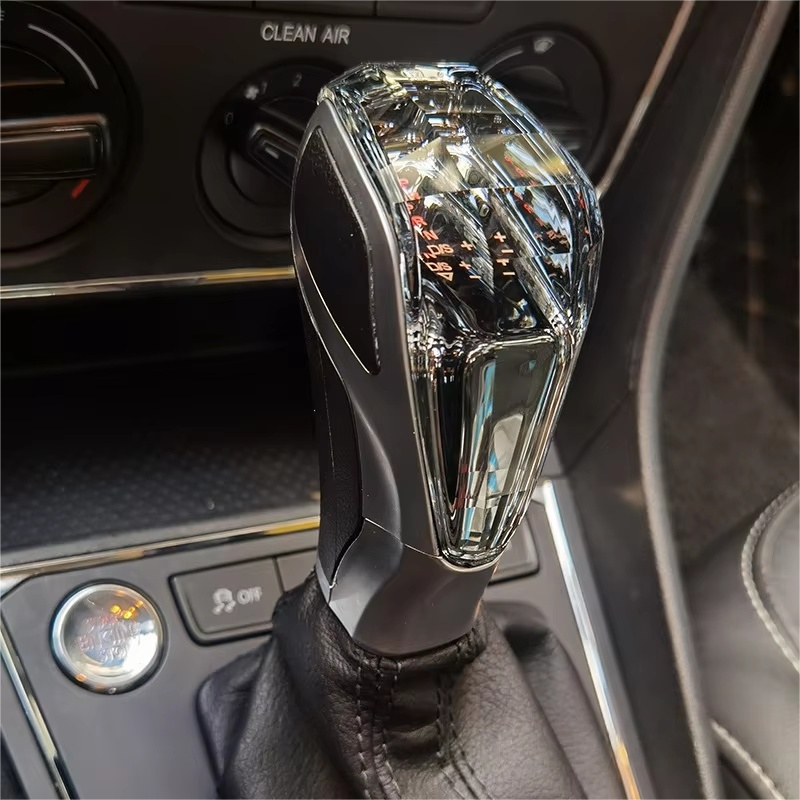 Volkswagen crystal gear shift knob-red light