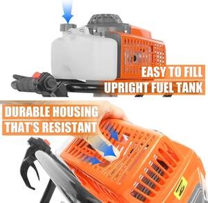 72CC 2จังหวะก๊าซขับเคลื่อนดินขุดหลุมรั้ว + 4 "6" 8 "บิตเจาะสว่านเจาะน้ำมันเจาะสำหรับสวนและสนามหญ้า - Product Image 4