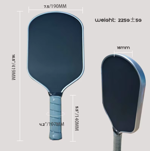 Теннисные ракетки для пиклбола из углеродного волокна Toray T700 с термоформованным сердечником GEN4 из пены EVA, толщиной 14 мм, без рисунка, полностью из алюминиевого сплава - Product Image 6