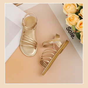 Nouvelles sandales d'été pour enfants, en cuir PU, mode boutique, pour filles - Product Image 4