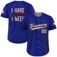 Uniformes de baseball personnalisés pour couples, nom et numéro personnalisés, hauts respirants 100% polyester pour hommes S-5XL