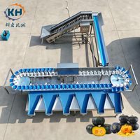 Automatische weeg- en sorteerinstallatie voor fruit en groenten voor de verwerking van verse oogsten op landbouwbedrijven.