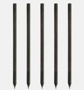 Crayon rond en bois noir 2B HB de haute qualité, personnalisé, écologique, pour enfants, avec gomme, pour usage promotionnel - Product Image 2