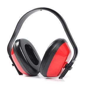 Réduction du bruit cache-oreilles Protection auditive pas cher rouge PP insonorisé Construction <span class=keywords><strong>chantier</strong></span> sécurité cache-oreilles avec logo personnalisé - Product Image 2