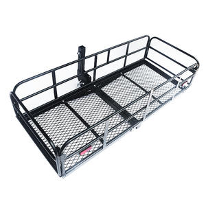 Hitch dağı kargo taşıyıcı 60 "X 24.4" X 13.8 "katlanır kargo raf arka Hitch tepsi bagaj sepeti ile 500 LB kapasiteli 2 uyar" Rec - Product Image 5