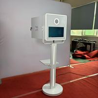 Installation facile et logo personnalisé gratuit, écran tactile LED de 15,6 pouces, kiosque photo, photomaton