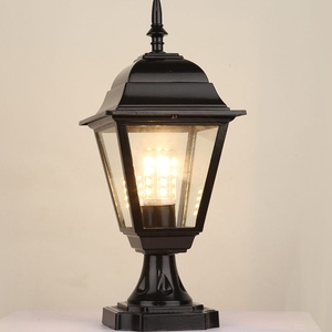 โคมไฟเสาประตูแบบวินเทจย้อนยุค LED IP65 E27 สำหรับสวน ประตูหลัก โมเดิร์น ภายนอกอาคาร - Product Image 1
