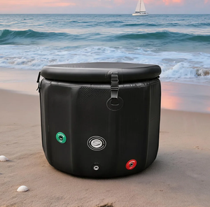 Bañera de Hielo Inflable Portátil Vanace para Exteriores, Barril Redondo para Inmersión en Frío, para Recuperación Deportiva - Product Image 1