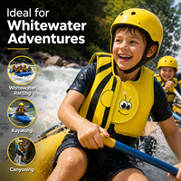 Gilet de sauvetage pour enfants 120-150N en néoprène pour le kayak en eaux vives, le canyoning et les sports nautiques