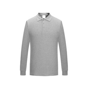 Polo à manches longues pour <span class=keywords><strong>homme</strong></span>, vêtements <span class=keywords><strong>de</strong></span> marque, <span class=keywords><strong>de</strong></span> <span class=keywords><strong>luxe</strong></span>, <span class=keywords><strong>de</strong></span> styliste, bonne qualité, 100% coton, décontracté, couleur unie, nouvelle collection - Product Image 6