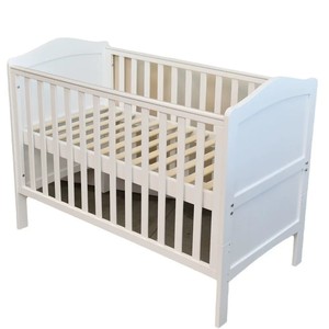 Lit bébé en bois massif naturel simple et moderne DISHI OEM pour la maison, la chambre à coucher, l'école, pour les enfants et les bébés, sûr pour les enfants - Product Image 2