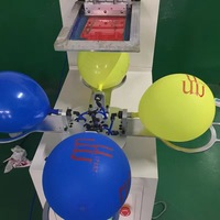 Máquina de Serigrafía Semiautomática para Globos Promocionales de Látex, Impresora de Globos con Logotipo Personalizado, Nueva Condición