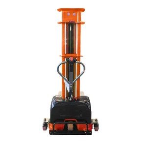 一人操作ミニ電動スタッカー 1トン リチウムバッテリー 1600mmリフト 簡単操作 コンパクト設計 - Product Image 3