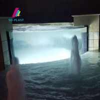 Offre Spéciale : Mur de piscine en PMMA résistant aux UV, économique, prix compétitifs pour murs de piscine en acrylique courbé