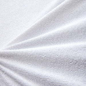 Ropa de cama de rizo hipoalergénica, protector de colchón doble impermeable lavable para dormir sin ruido - Product Image 4