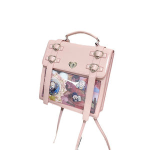 Sac Ita personnalisé de forme dessin animé sac Ita personnalisé sac messager Ita mignon en PVC transparent pour dame et filles - Product Image 1