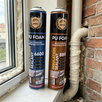 Mousse expansive Jingui haute densité et haute dureté, classe ignifuge, mousse PU expansive ignifuge